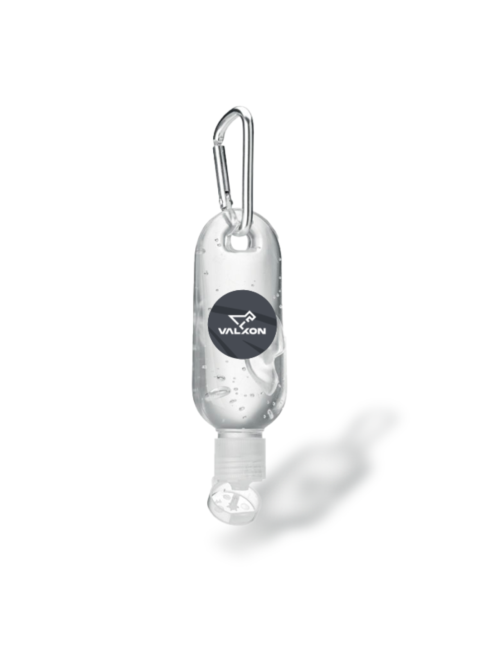 Čisticí gel ve znovupoužitelné lahvičce s karabinkou