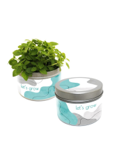 Sada pro vypěstování rostlinky v plechovce