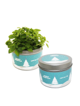 Sada pro vypěstování rostlinky v plechovce