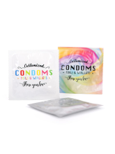 Kondom v obalu s vlastním designem