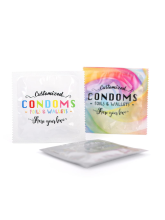 Kondom s potiskem