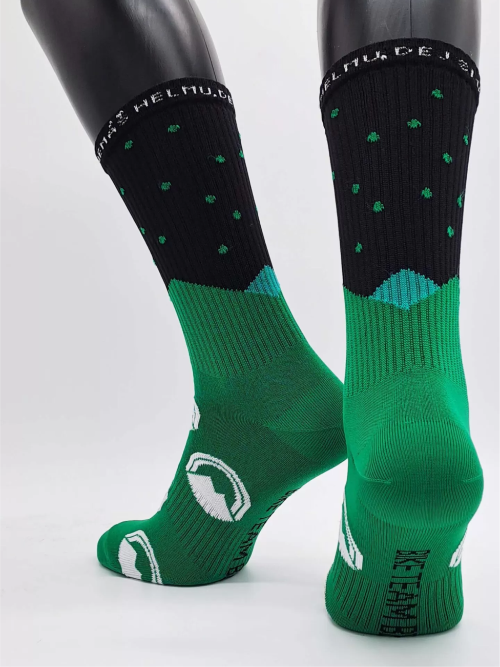 Volnočasové žebrované ponožky