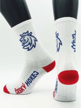 Volnočasové žebrované ponožky