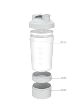 Shaker se dvěma přihrádkami