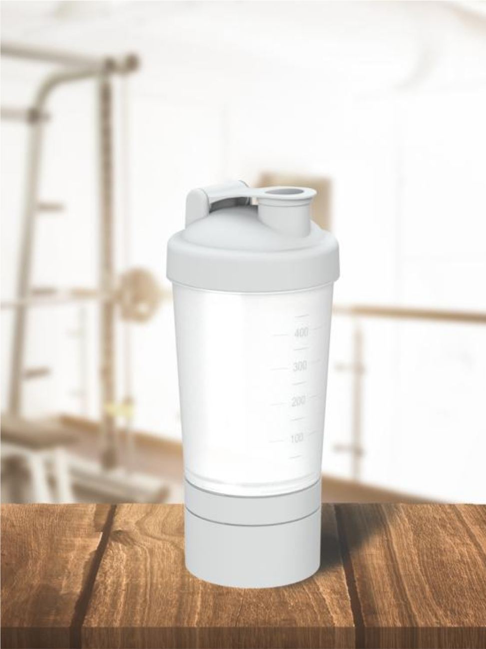 Shaker se dvěma přihrádkami