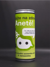 Limonáda v zakázkové plechovce