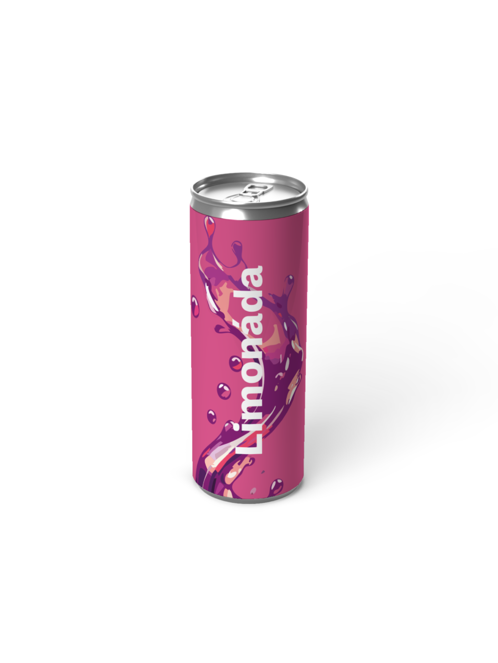 Limonáda v zakázkové plechovce