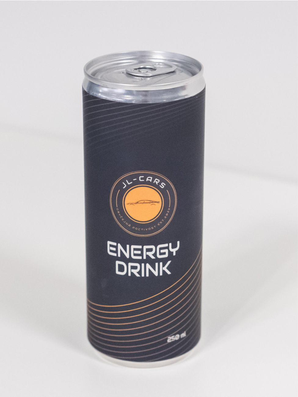 Energetický nápoj ANTI-STRESS v zakázkové plechovce