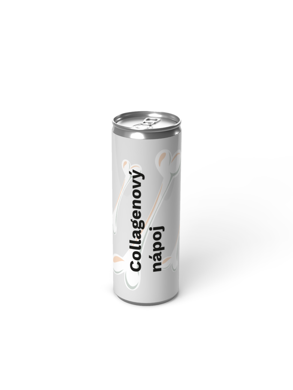 Funkční collagenový nápoj bez cukru v plechovce
