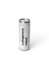 Funkční collagenový nápoj bez cukru v plechovce