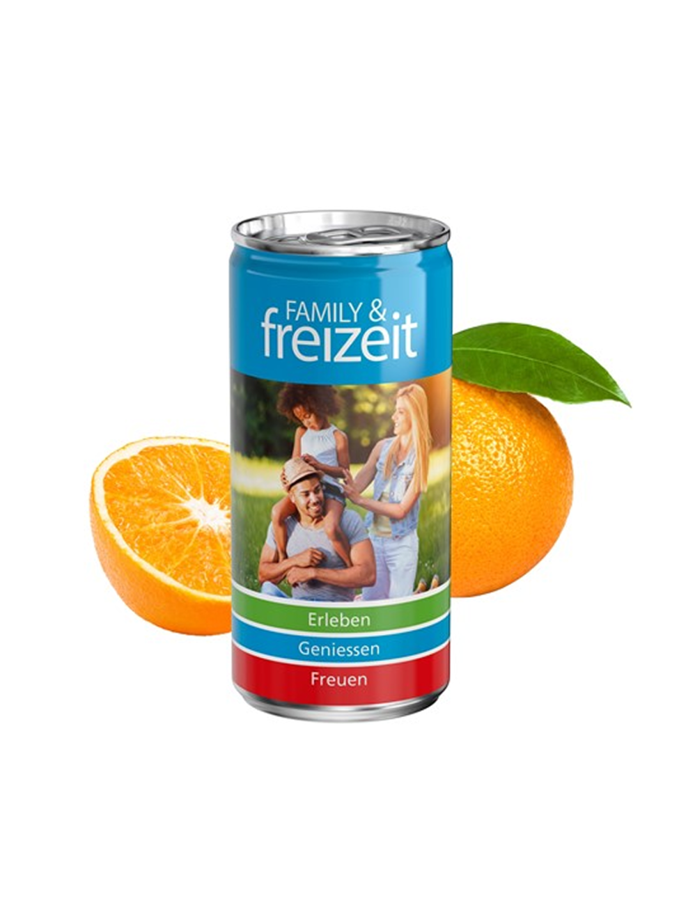 Pomerančový džus v plechovce