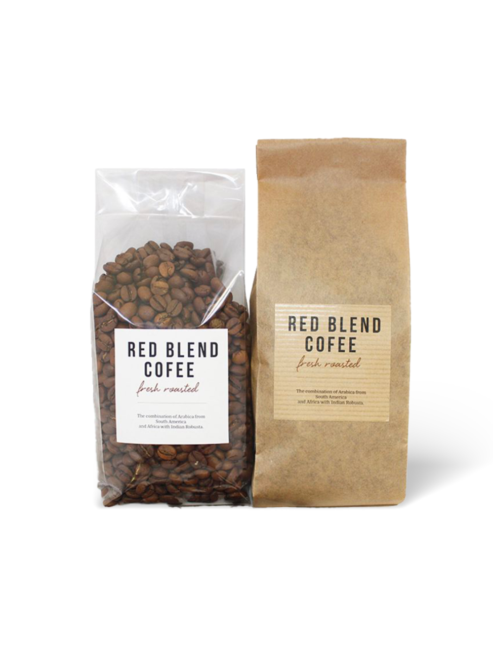 Zrnková káva ve sklenici