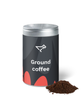 Mletá káva v plechovce