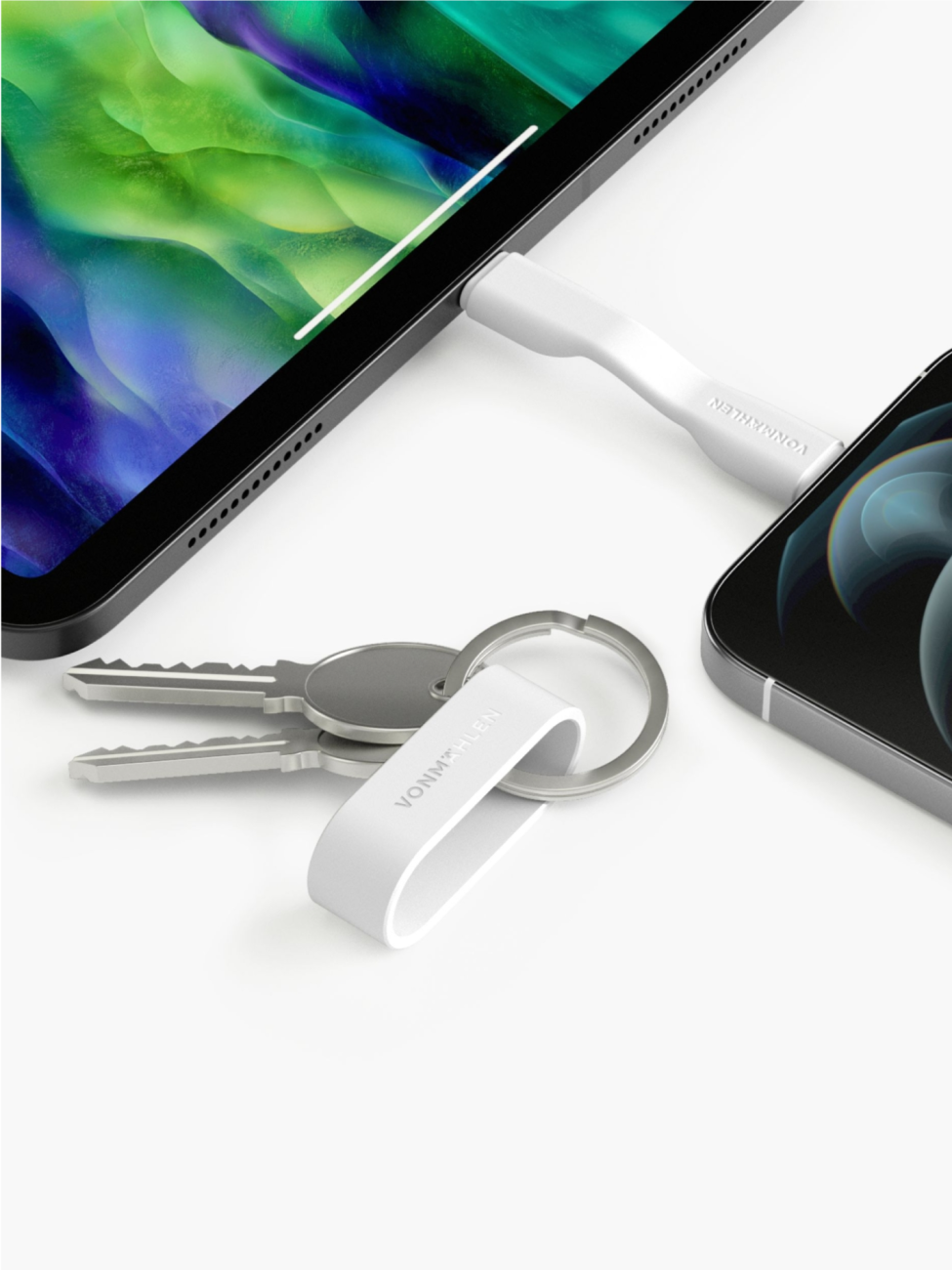 Zweins® C Klíčenka s mini USB-C kabelem