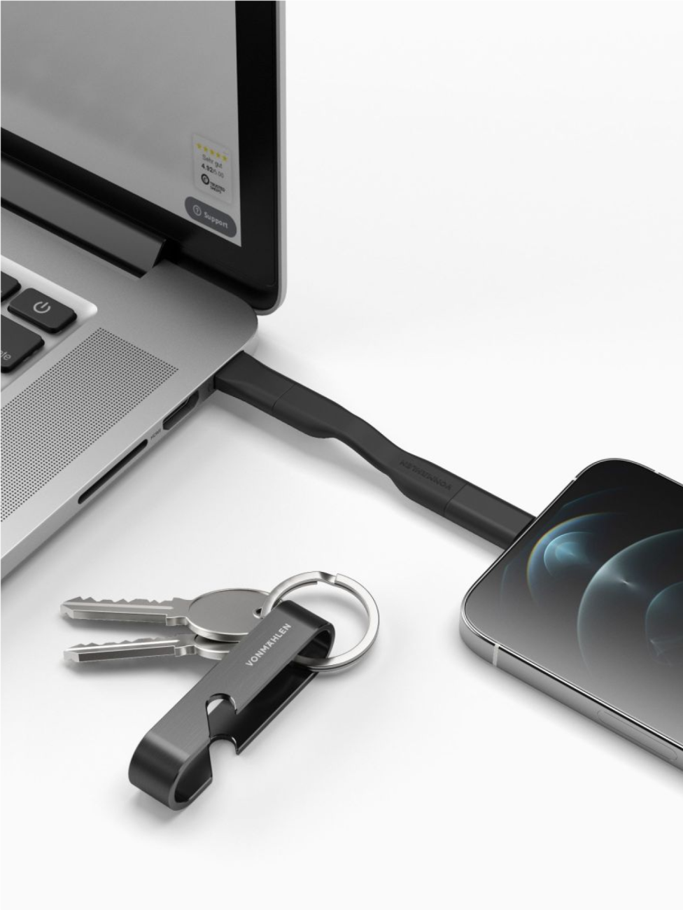 High Six klíčenka s nabíjecím kabelem 6 v 1