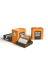 Stolní organizér v krabičce s potiskem