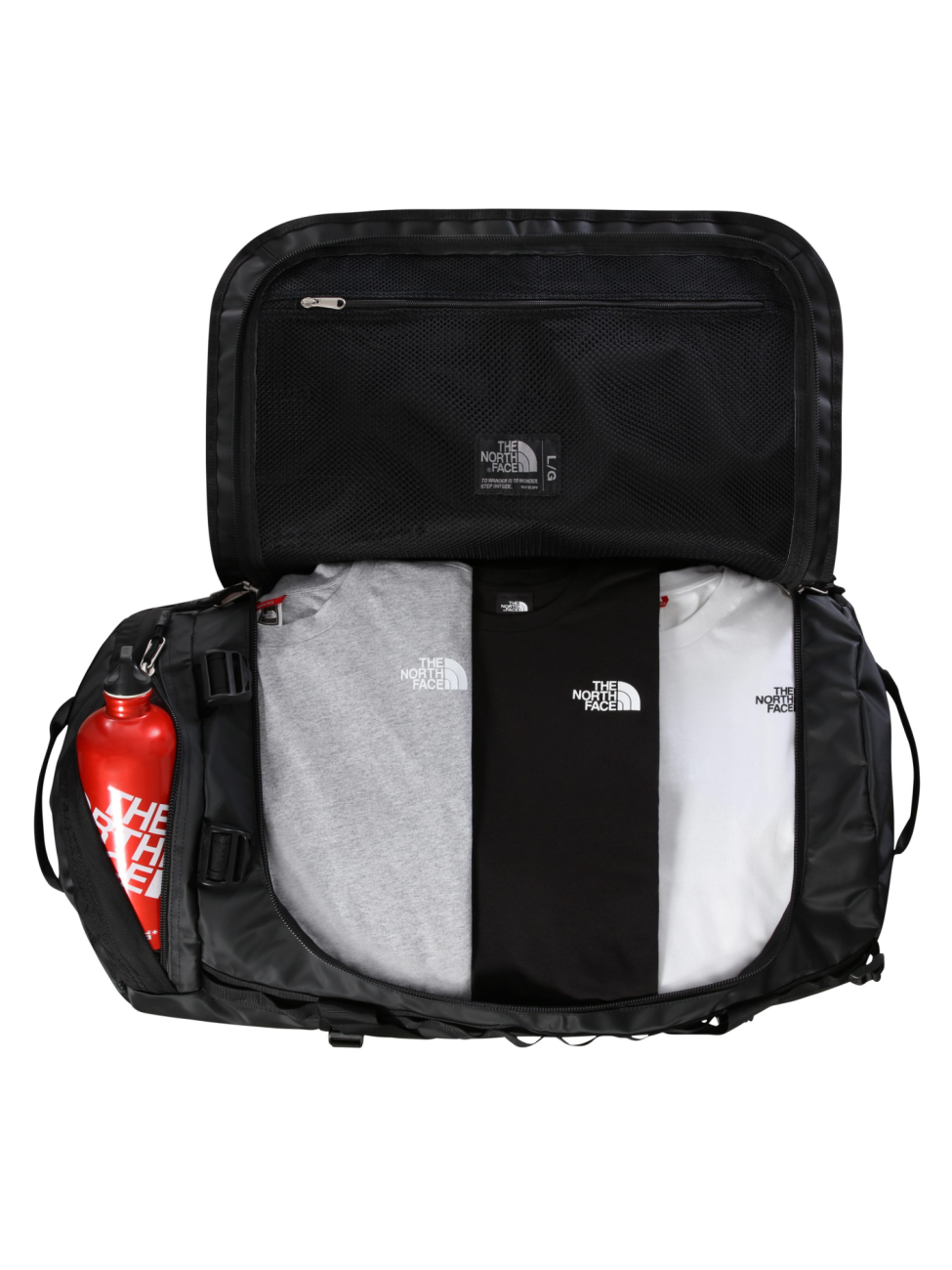 The North Face duffel bag