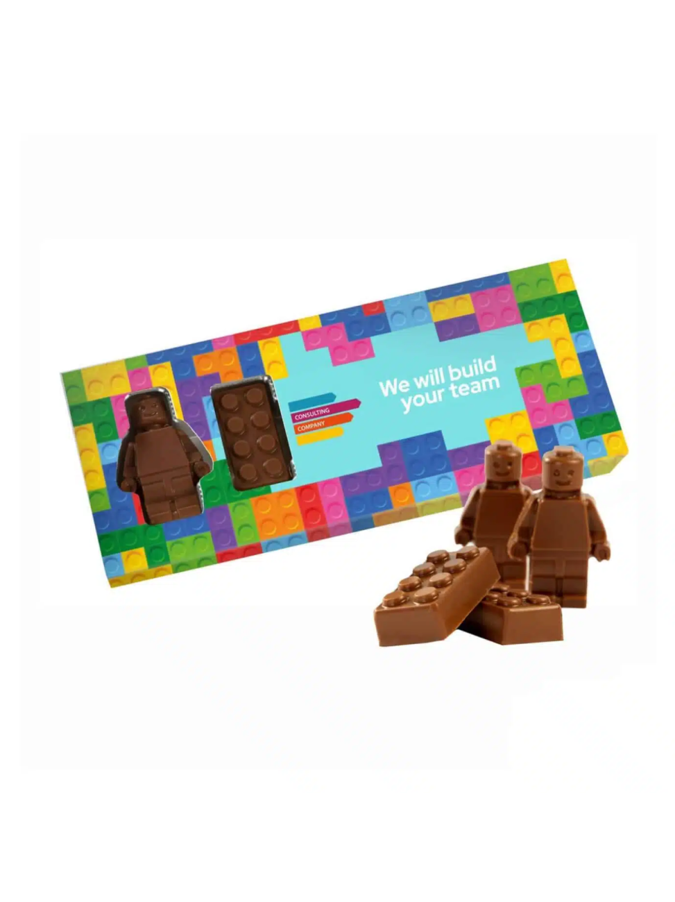 Čokoláda ve tvaru LEGO kostek