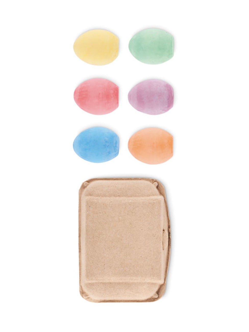 Sada šesti křídových vajec