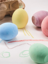 Sada šesti křídových vajec