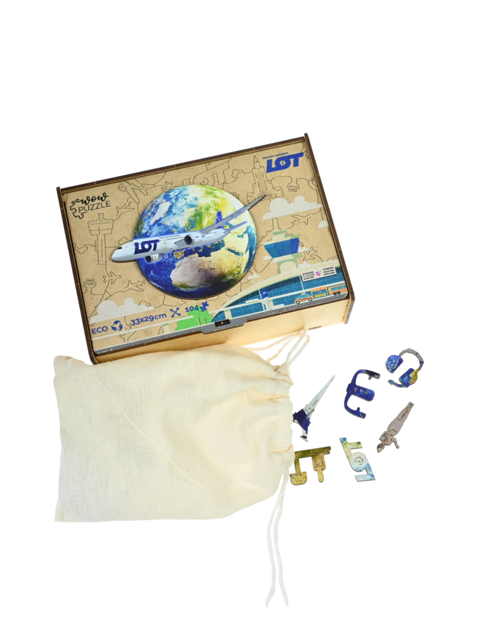 Dřevěné puzzle A5