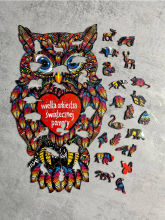 Dřevěné puzzle A5