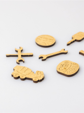 Dřevěné puzzle A5