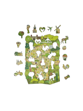 Dřevěné puzzle A5