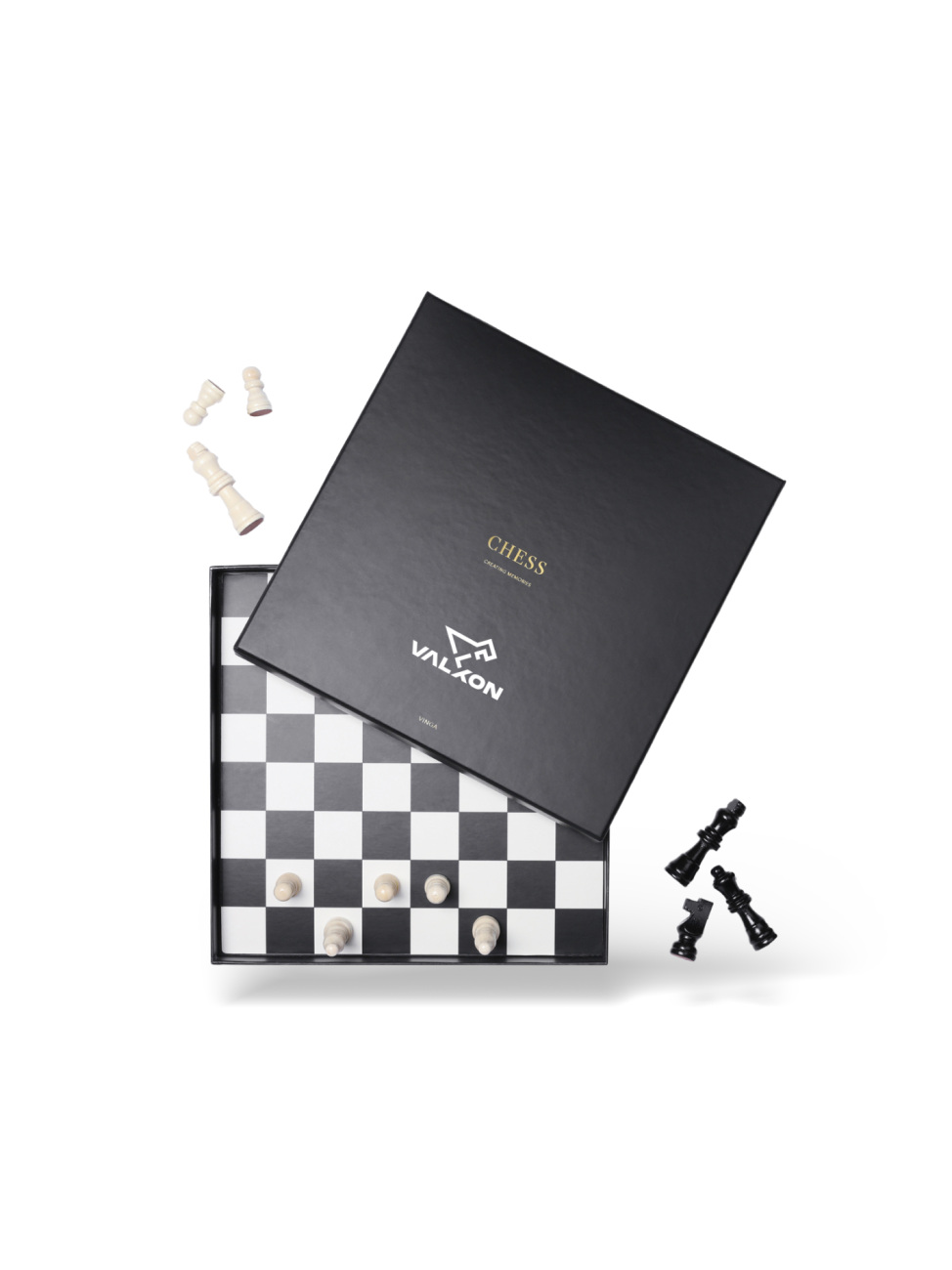 Šachy VINGA v papírové krabičce