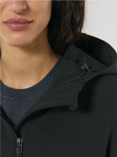 Dámská soft-shell bunda Stanley/Stella s kapucí