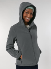 Dámská soft-shell bunda Stanley/Stella s kapucí