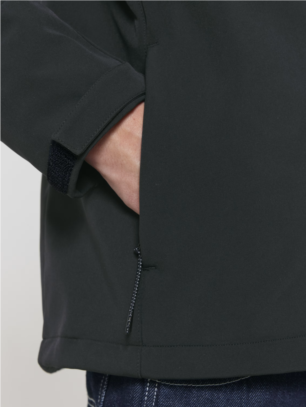 Pánská soft-shell bunda Stanley/Stella s kapucí