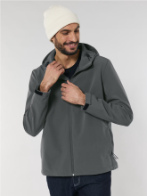 Pánská soft-shell bunda Stanley/Stella s kapucí