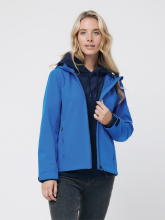 Dámská soft-shell bunda s kapucí