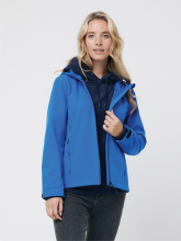 Dámská soft-shell bunda s kapucí