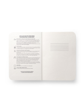 Sešit s deskami z odpadu z kávových slupek