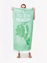 Zakázkově tkaný plážový ručník SEAQUAL