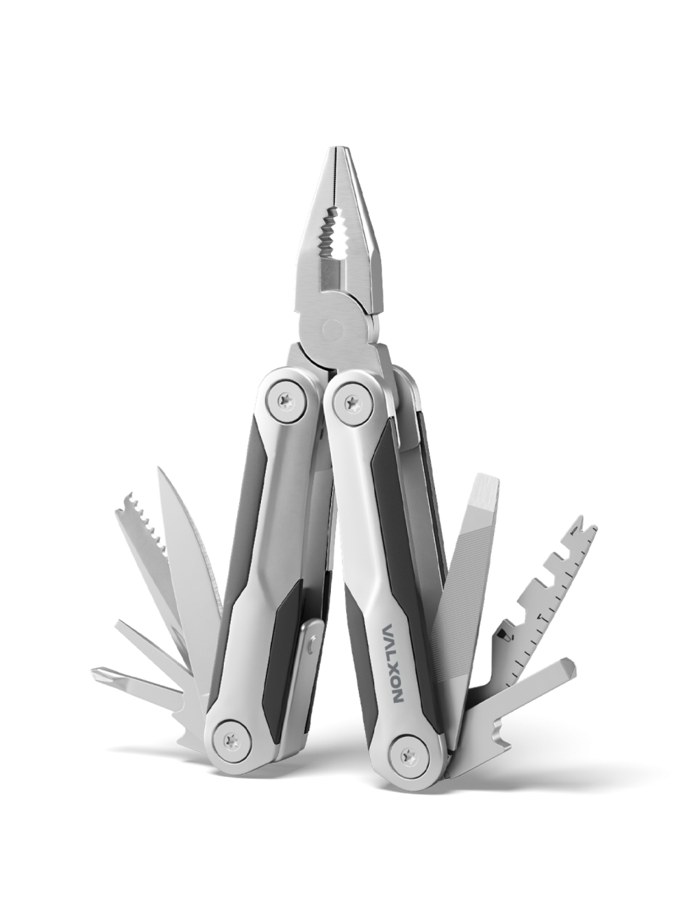 Multitool s kleštěmi a sadou šroubovacích bitů