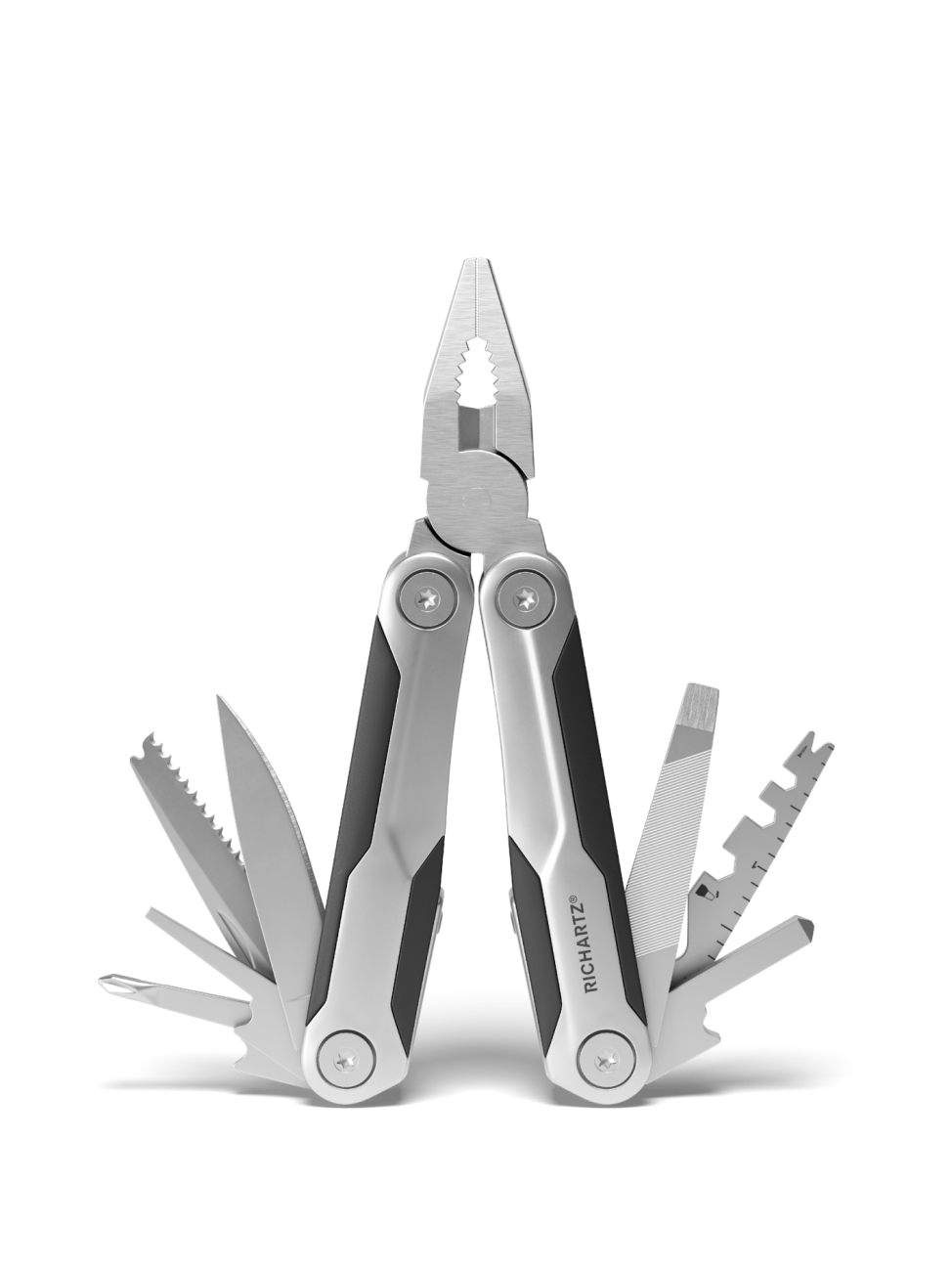 Multitool s kleštěmi a sadou šroubovacích bitů