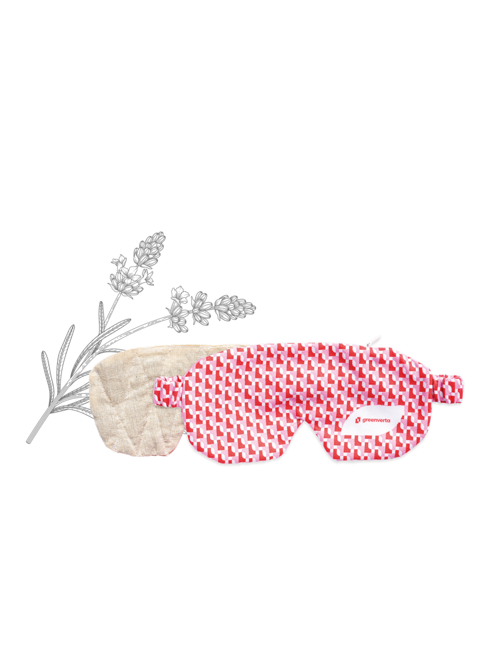 Maska na spaní z mikrovlákna