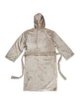 Plyšový župan VINGA s kapucí