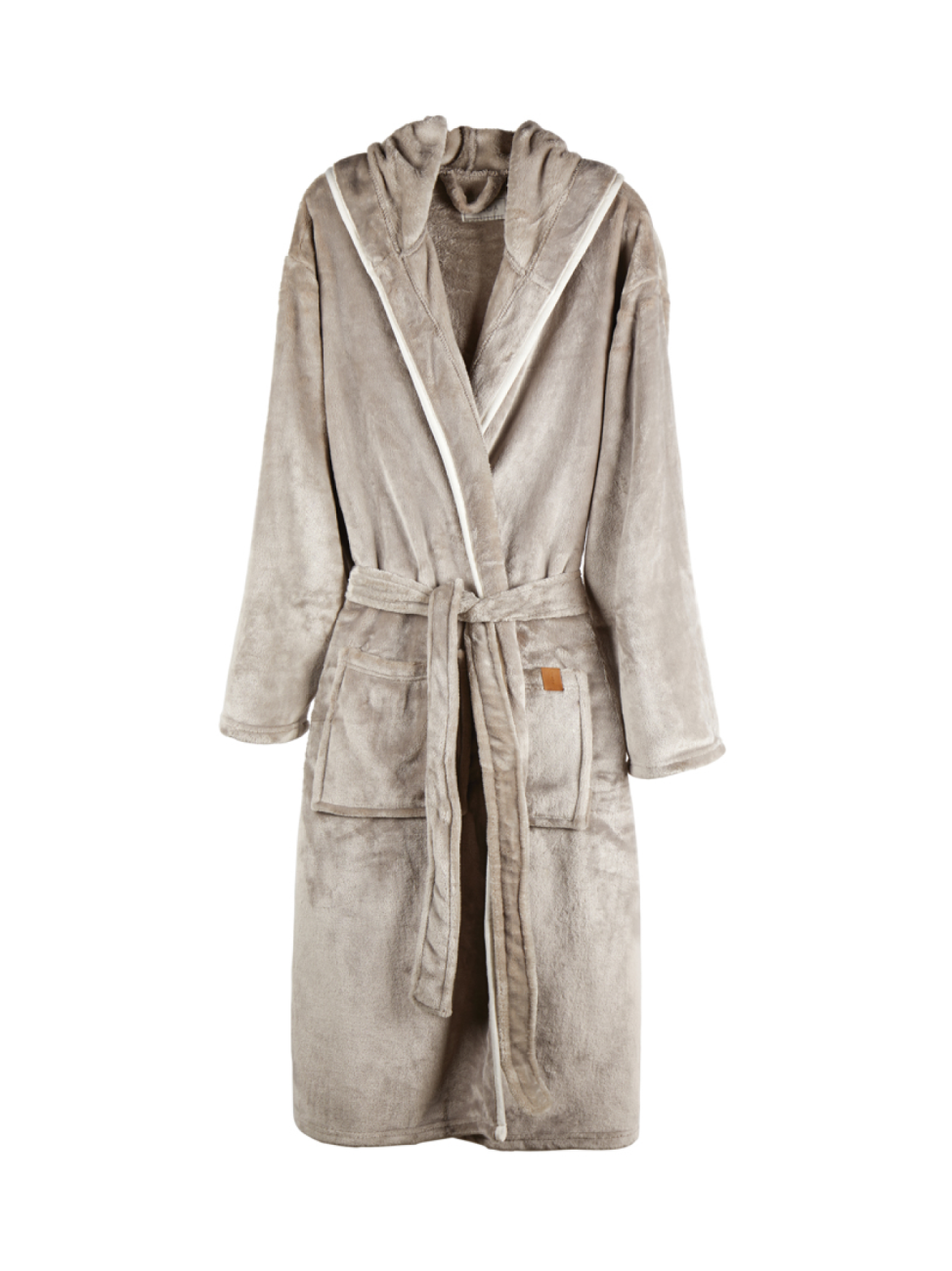 Plyšový župan VINGA s kapucí