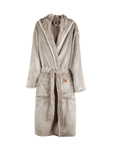 Plyšový župan VINGA s kapucí