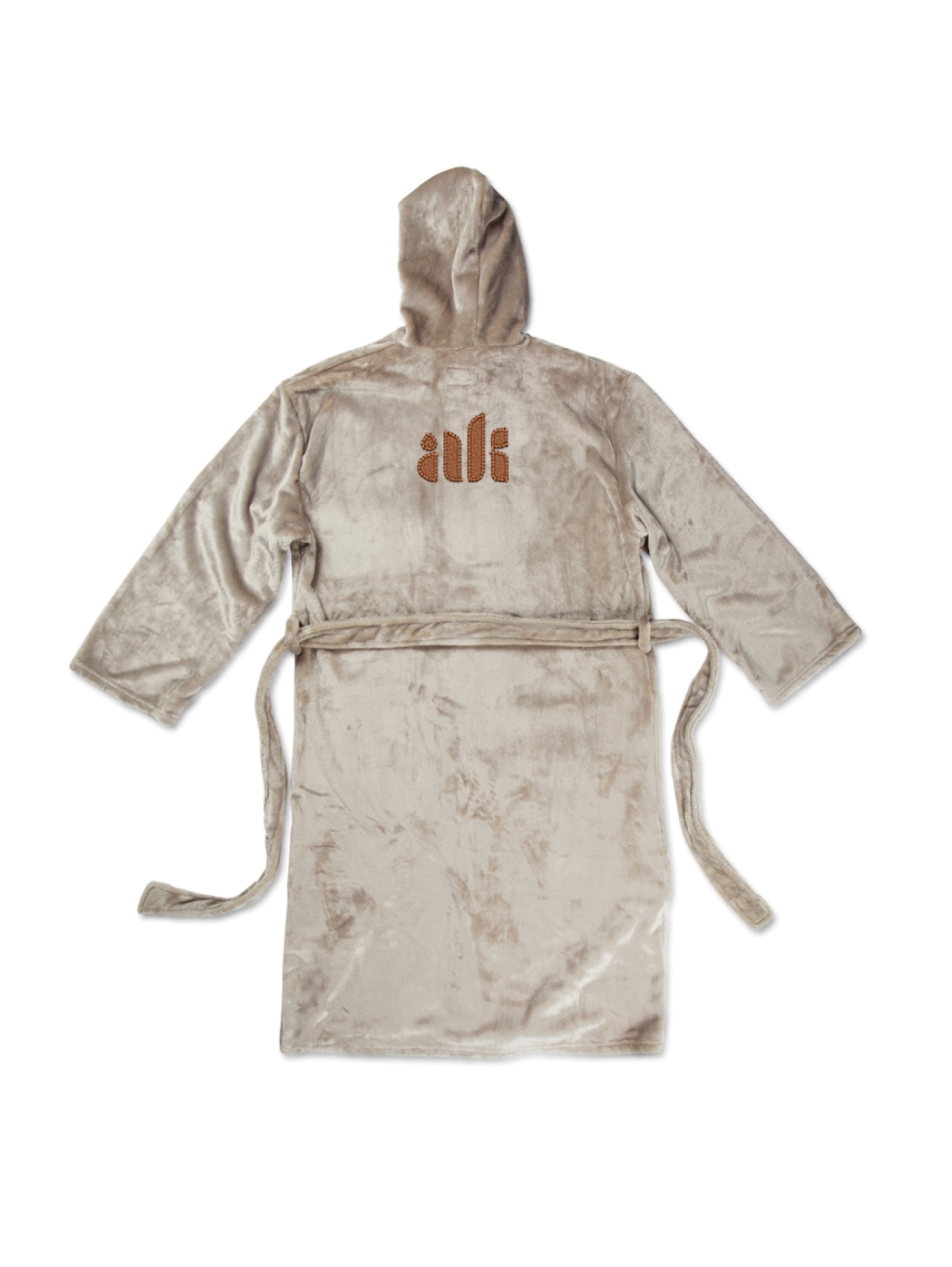 Plyšový župan VINGA s kapucí