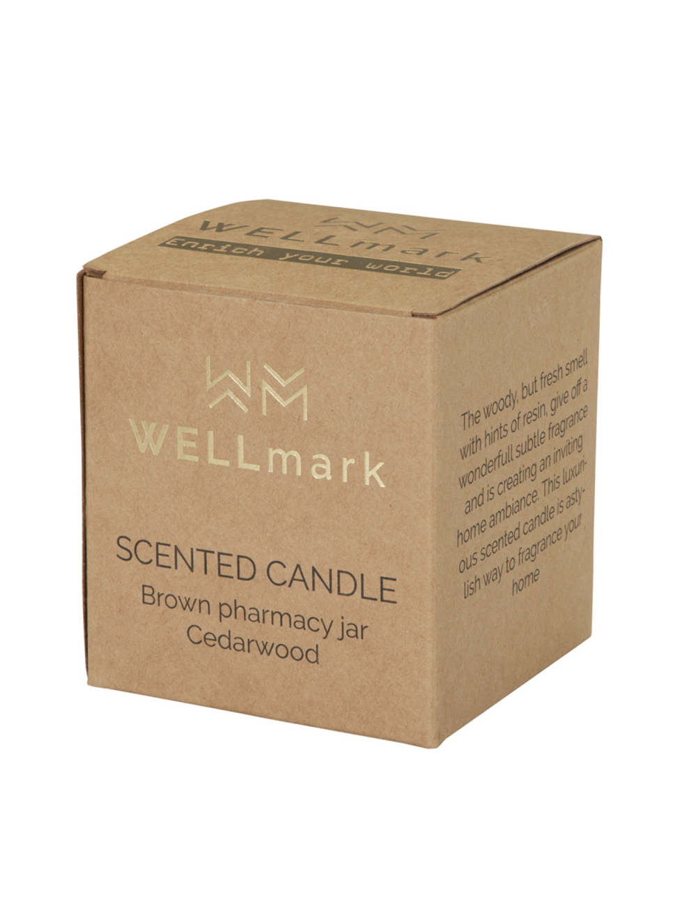 Vonná svíčka s vůní cedrového dřeva