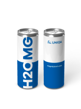 Magnéziová voda v plechovke