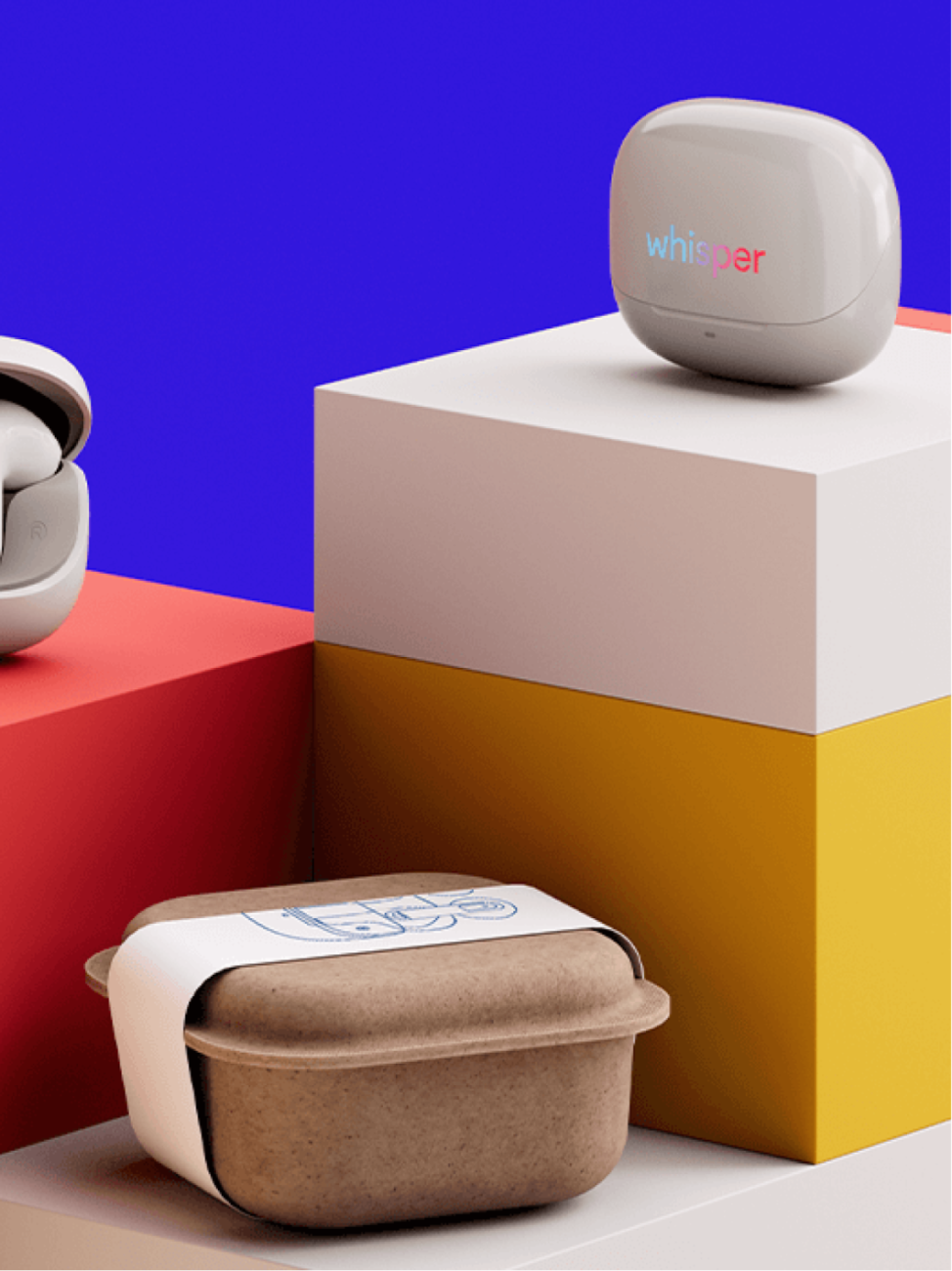 Bezdrôtové slúchadlá Whisper s ENC